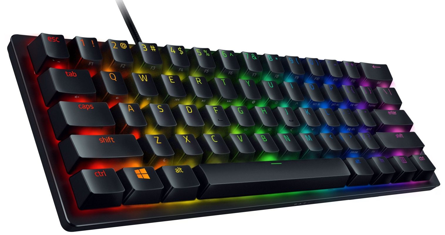 Klawiatura gamingowa hutsman mini + białe keycaps endorfy