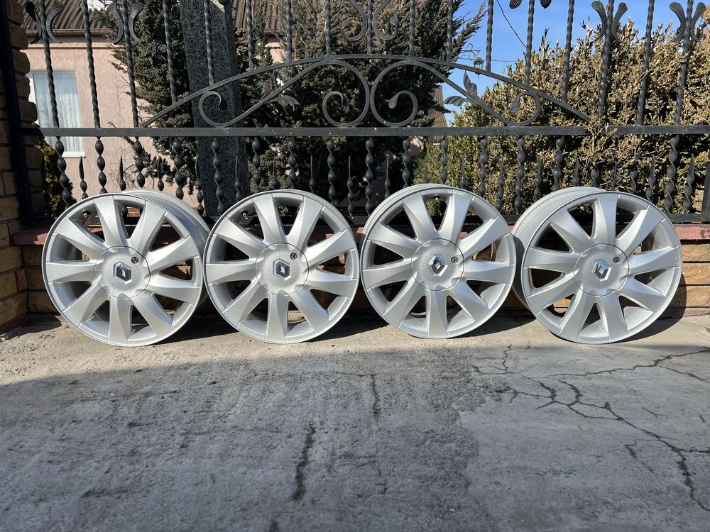 Диски легкосплавні 4x100 r16 renault megan2, logan, scenik original