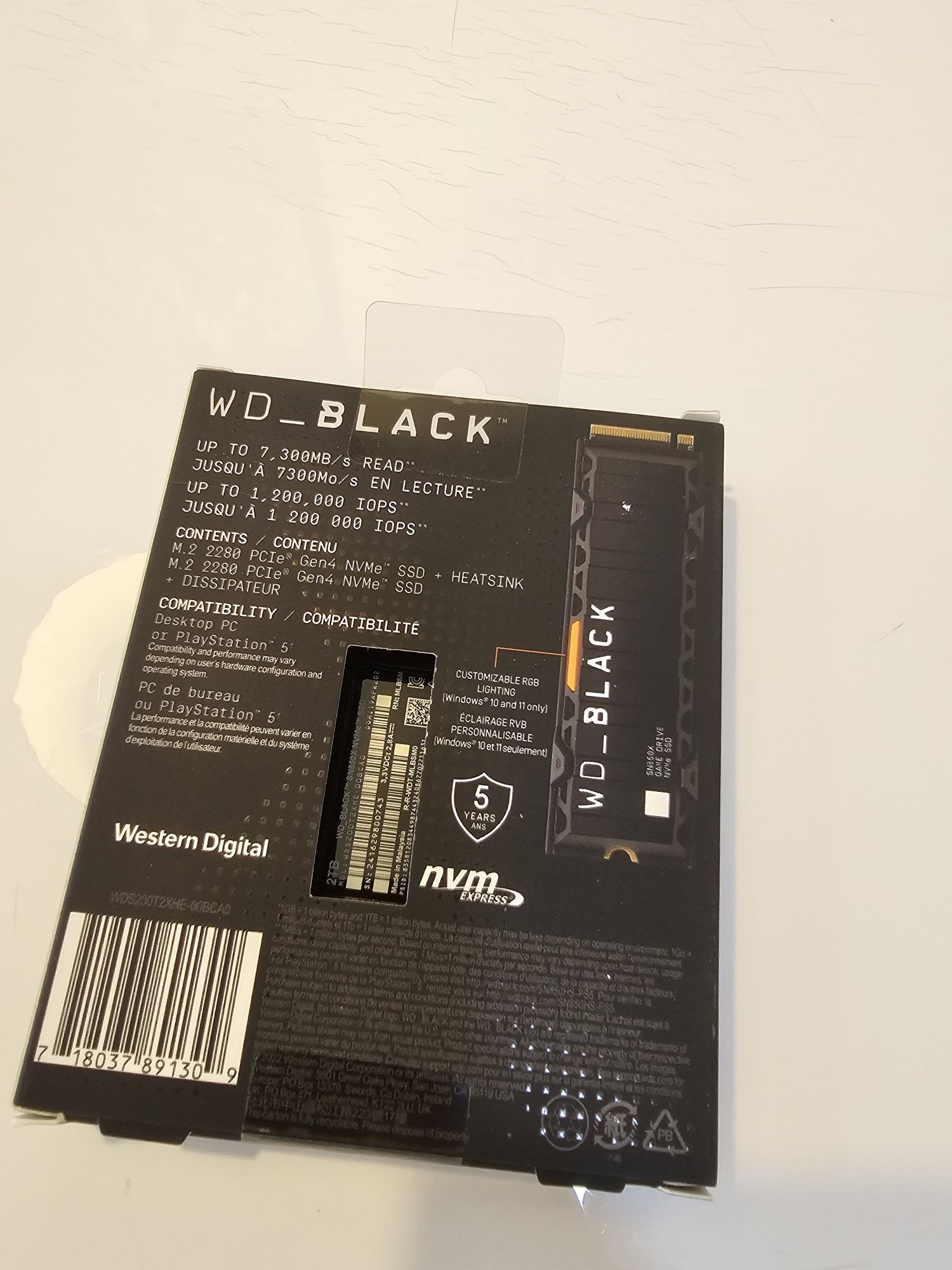 SSD Western Digital 2tb com dissipador selado