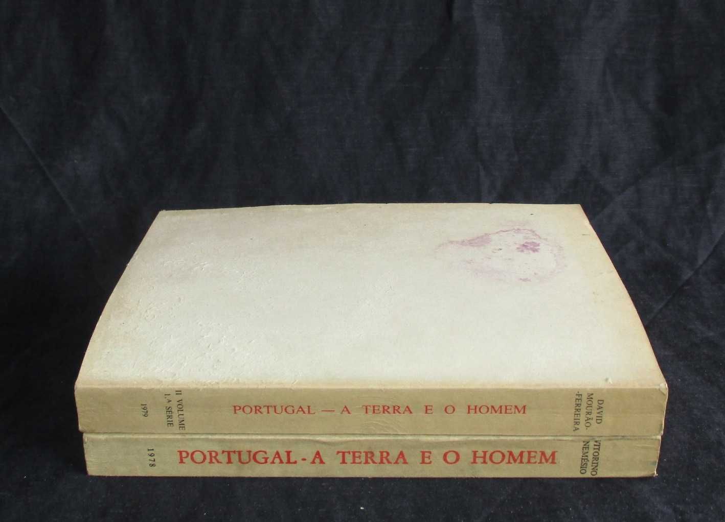 Livro Portugal A Terra e o Homem Antologia de textos