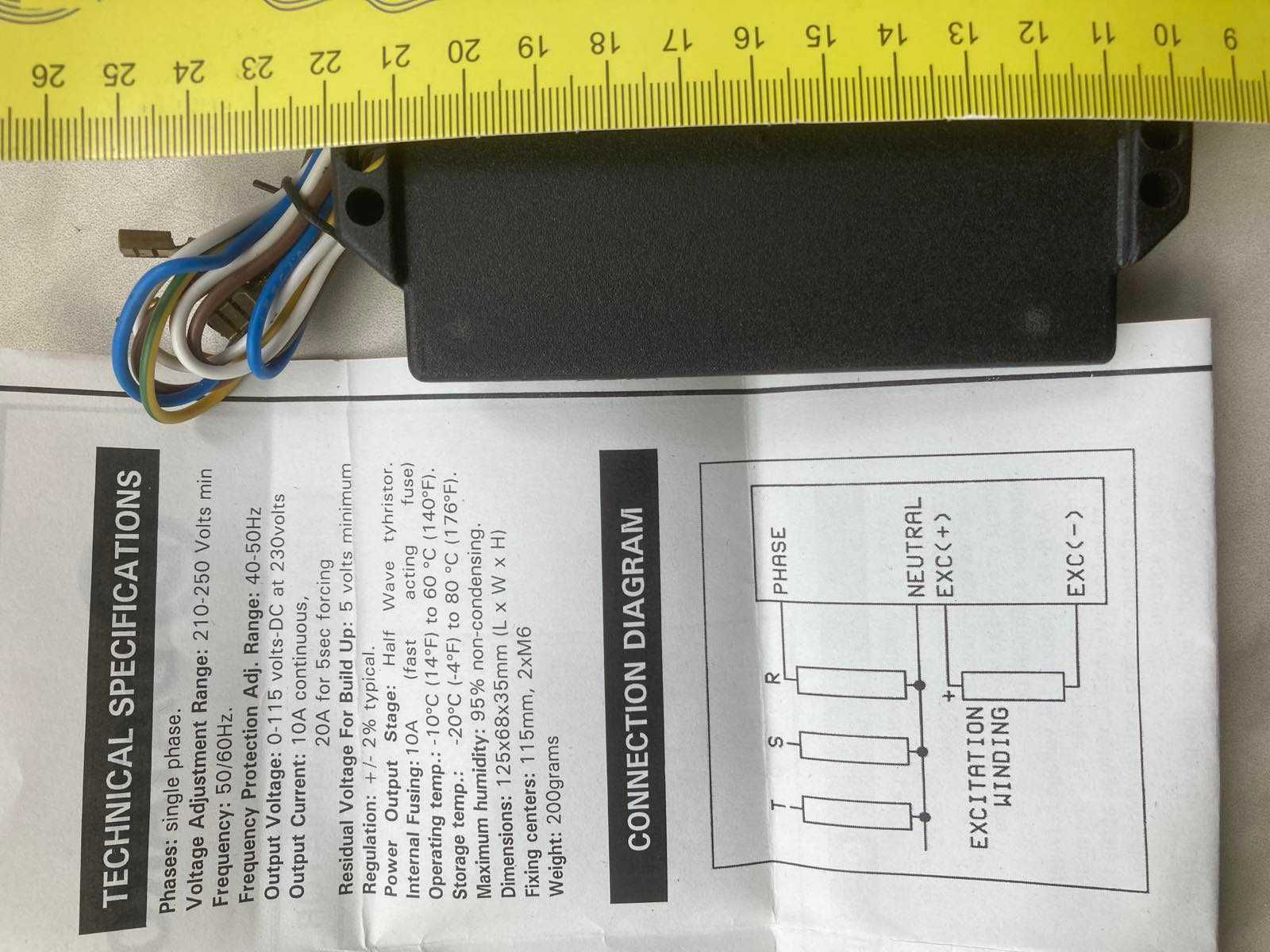 AVR-12 для любых однофазных генераторов переменного тока