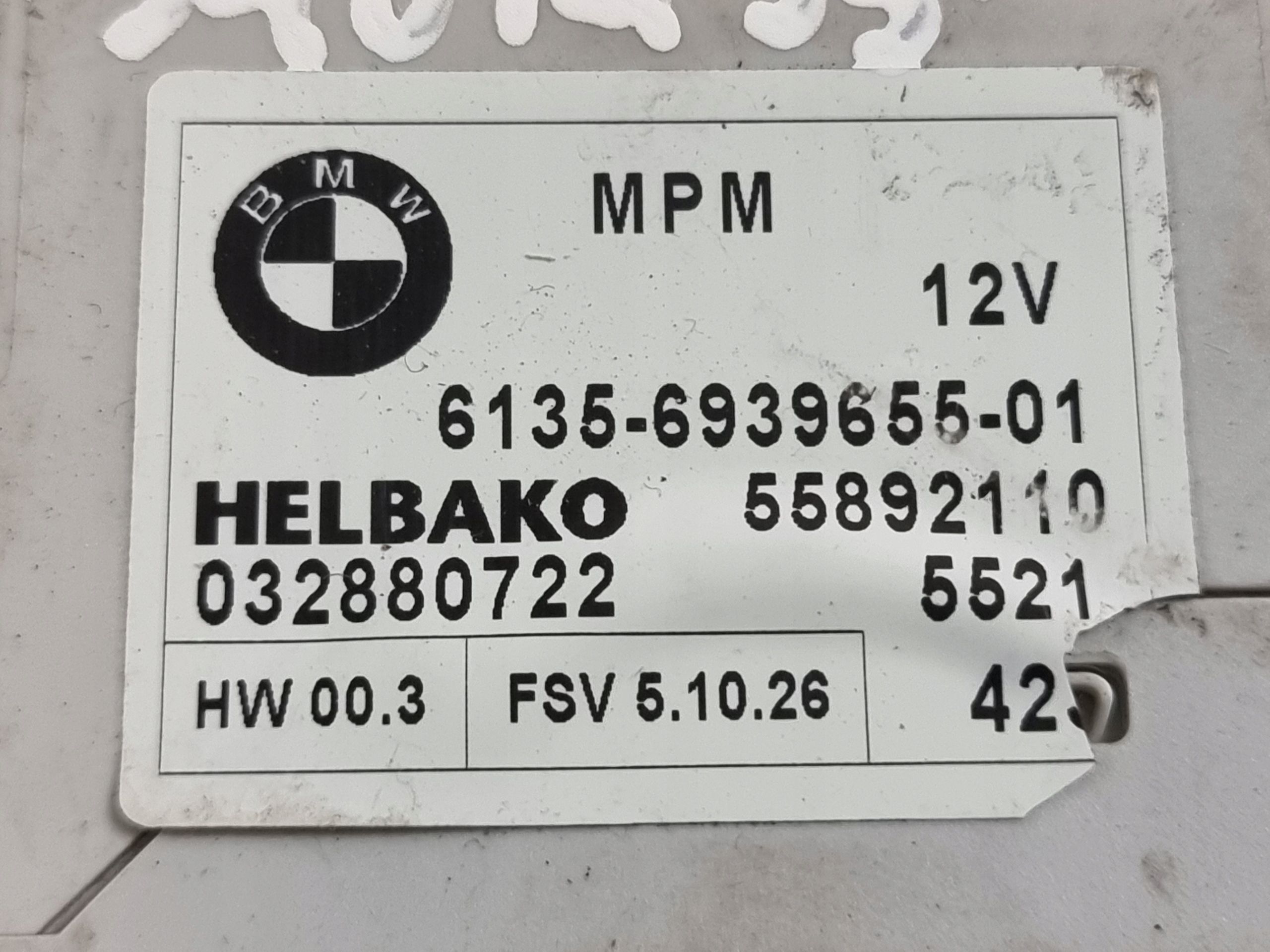 Moduł Sterownik Pompy Paliwa OE BMW Serii 5 E60 530d 03r