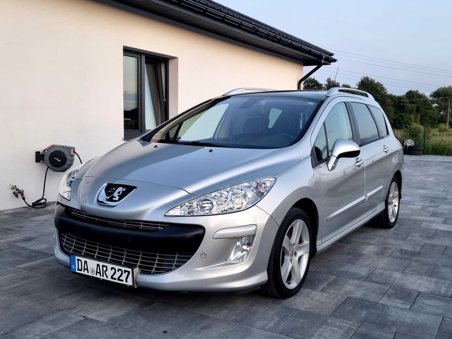 Peugeot 308/2.0HDI/136KM/Automat/7os./Skóra/Tempomat/z Niemiec