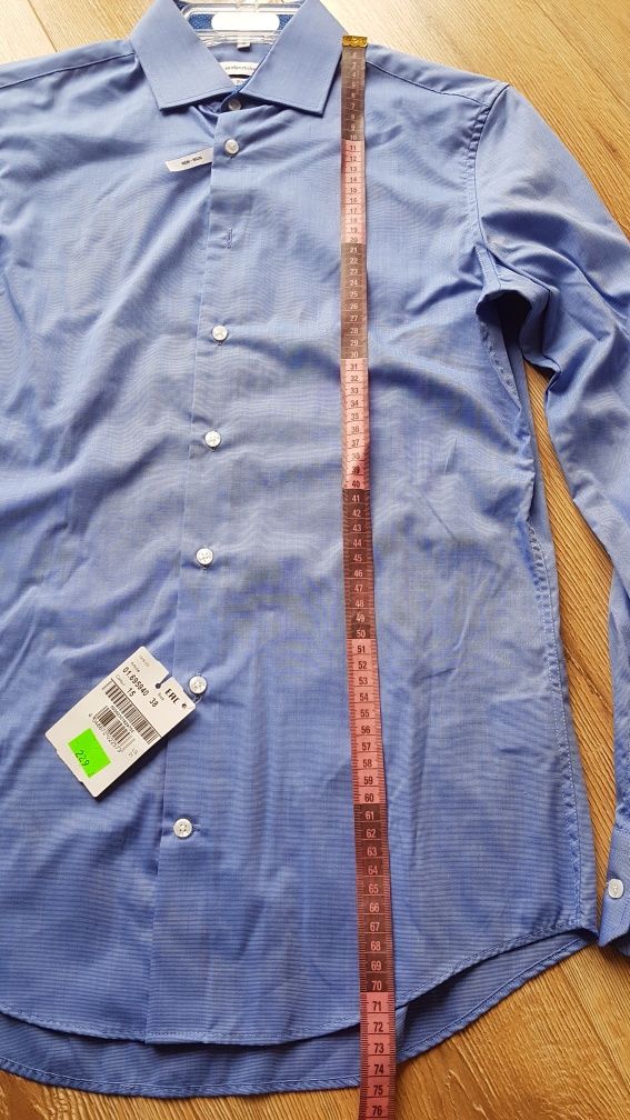 Koszula męska Seidensticker slim fit elegancka garniturowa 100% bawełn