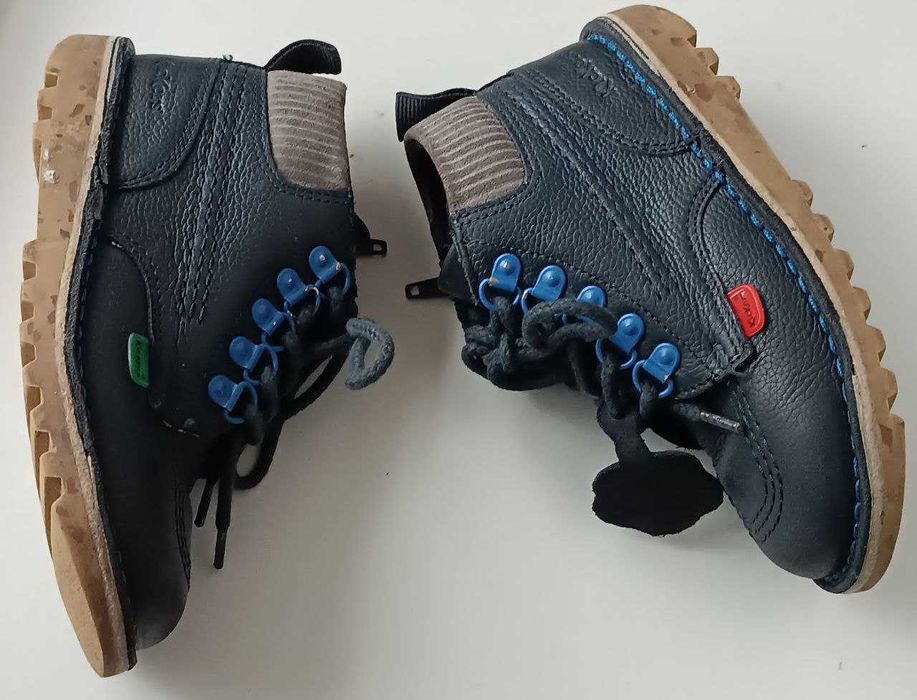 ШКІРА! Високі дитячі кросівки, хайтопи, ботинки Kickers (Франція) 29р