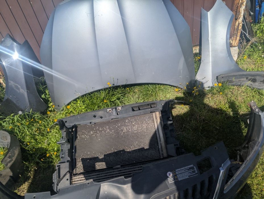 Maska zderzak pas przedni błotnik skoda fabia oo lift  2 lift