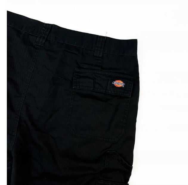 Dickies czarne spodnie cargo XXL logo