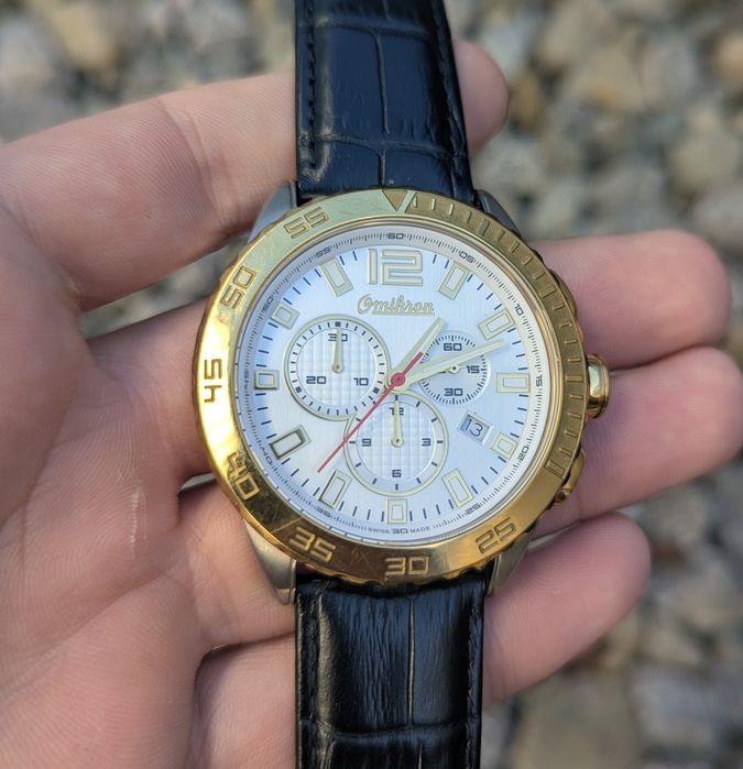 Чоловічий Швейцарський Хронограф Omikron 0925M