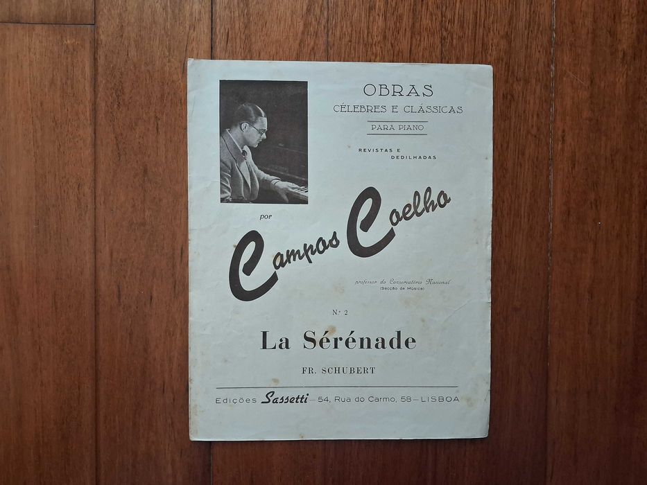Conjunto 6 Partituras para Piano - Música Clássica - Campos Coelho