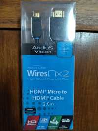 Cabo HDMI - Micro USB (2m)