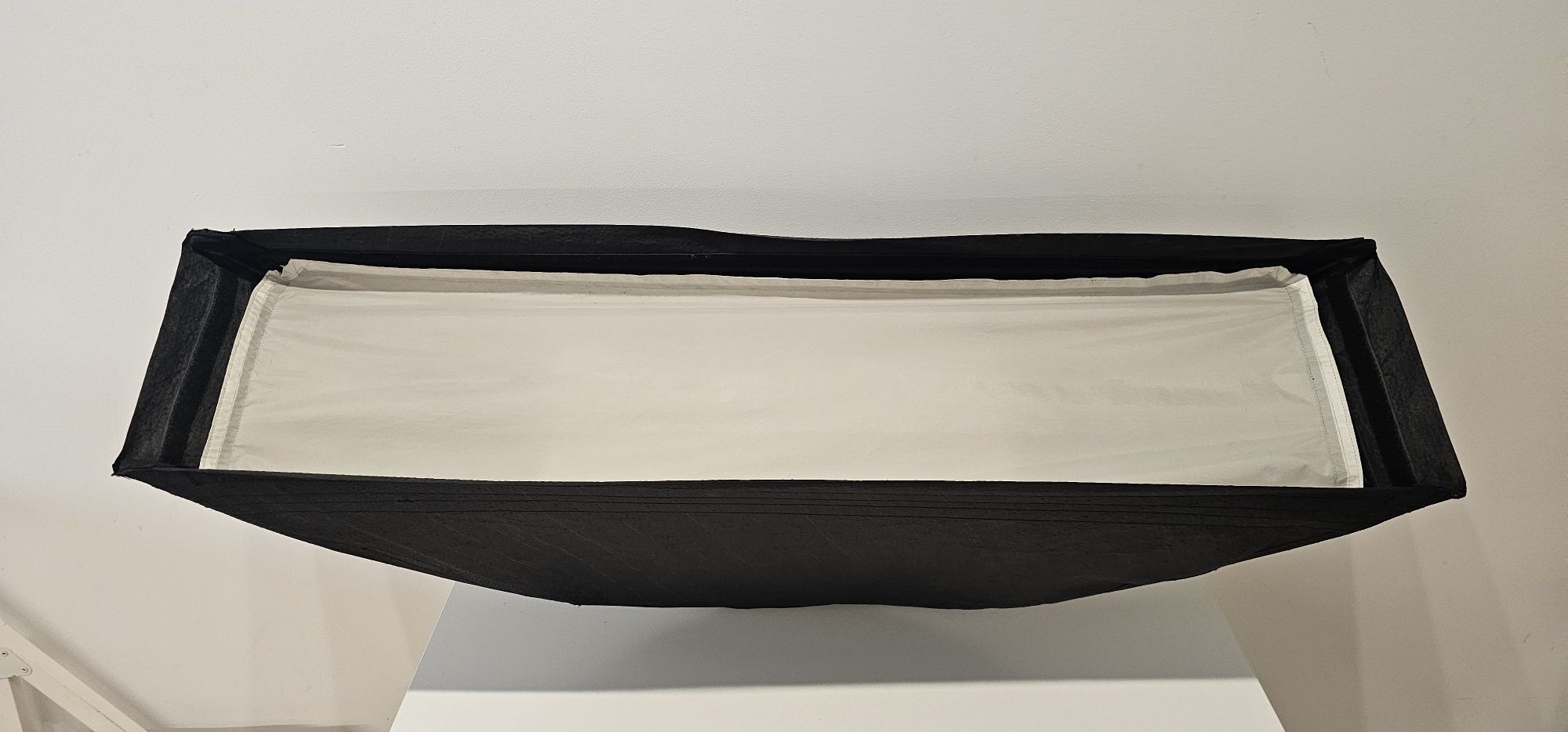 Softbox 22x100cm otwór 12cm - 3 materiałowe modyfikatory światła