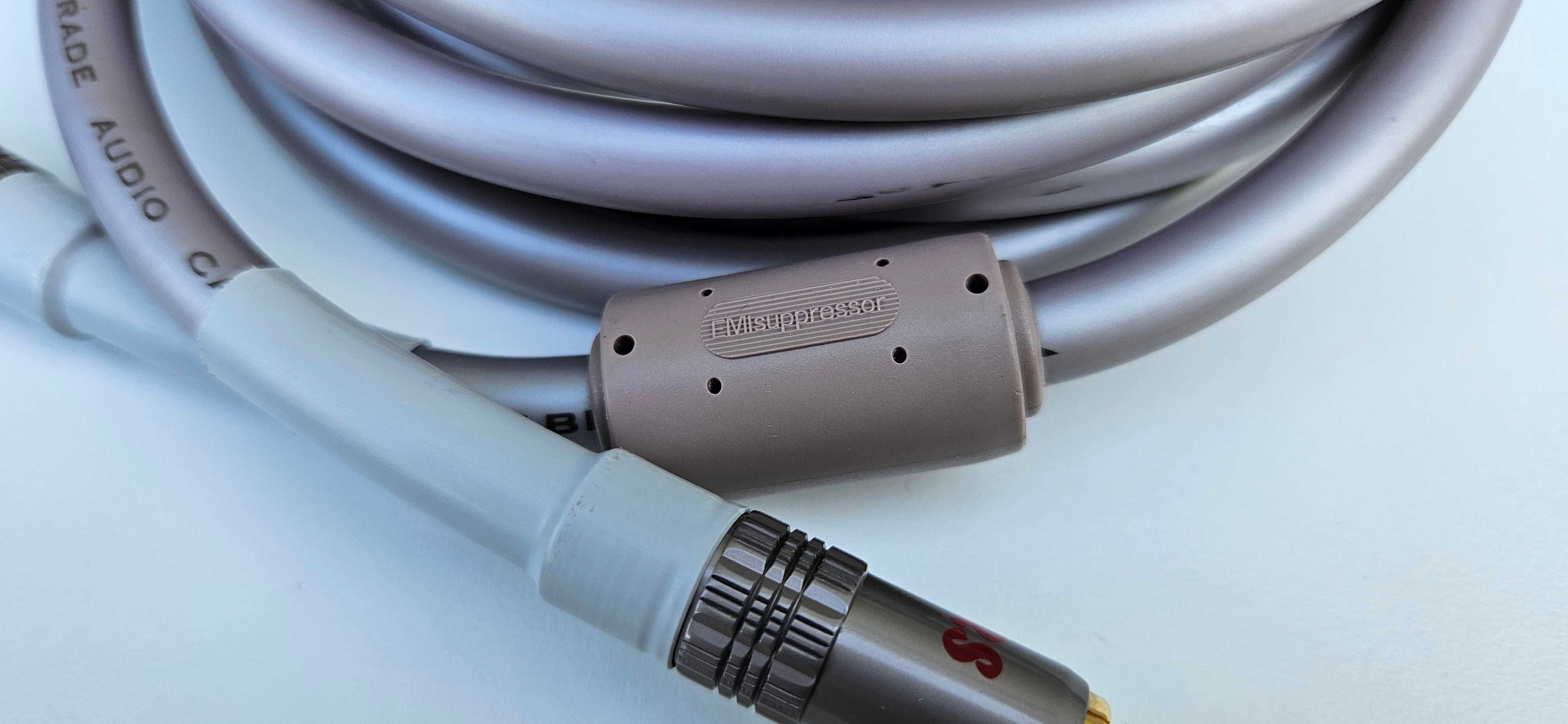 Kabel 2xRCA - 2x RCA (chinch) z filtrem MRS OFC High Grade Audio