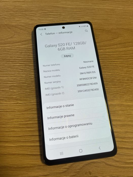 Samsung Galaxy S20 FE/ 128GB/ 6GB RAM