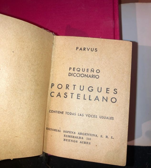 Dicionário Portugues-Castellano Y Castellano - Portugues