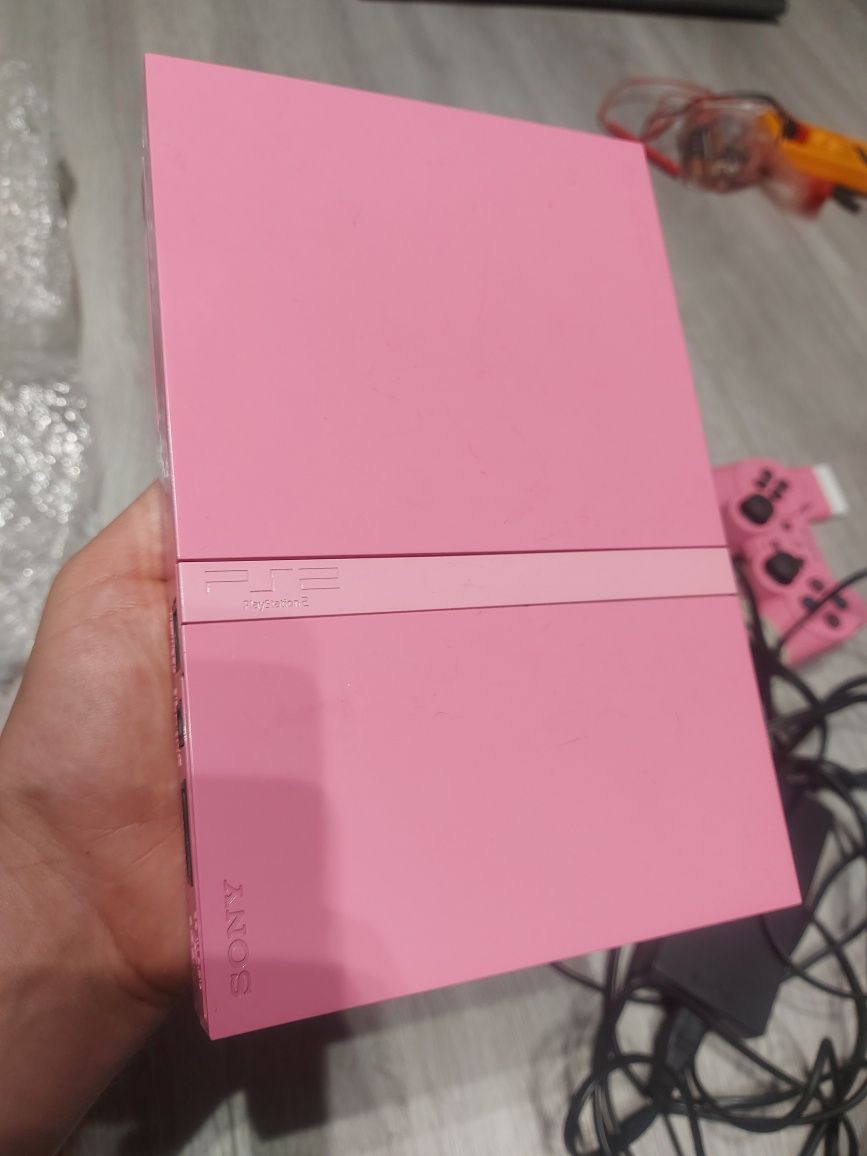 PS2 pink różowa playstation2