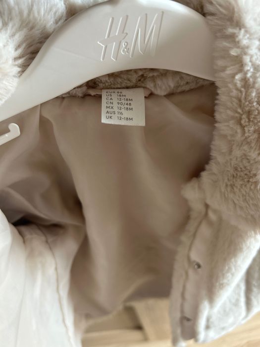 Płaszczyk dla dziewczynki H&M rozm 86