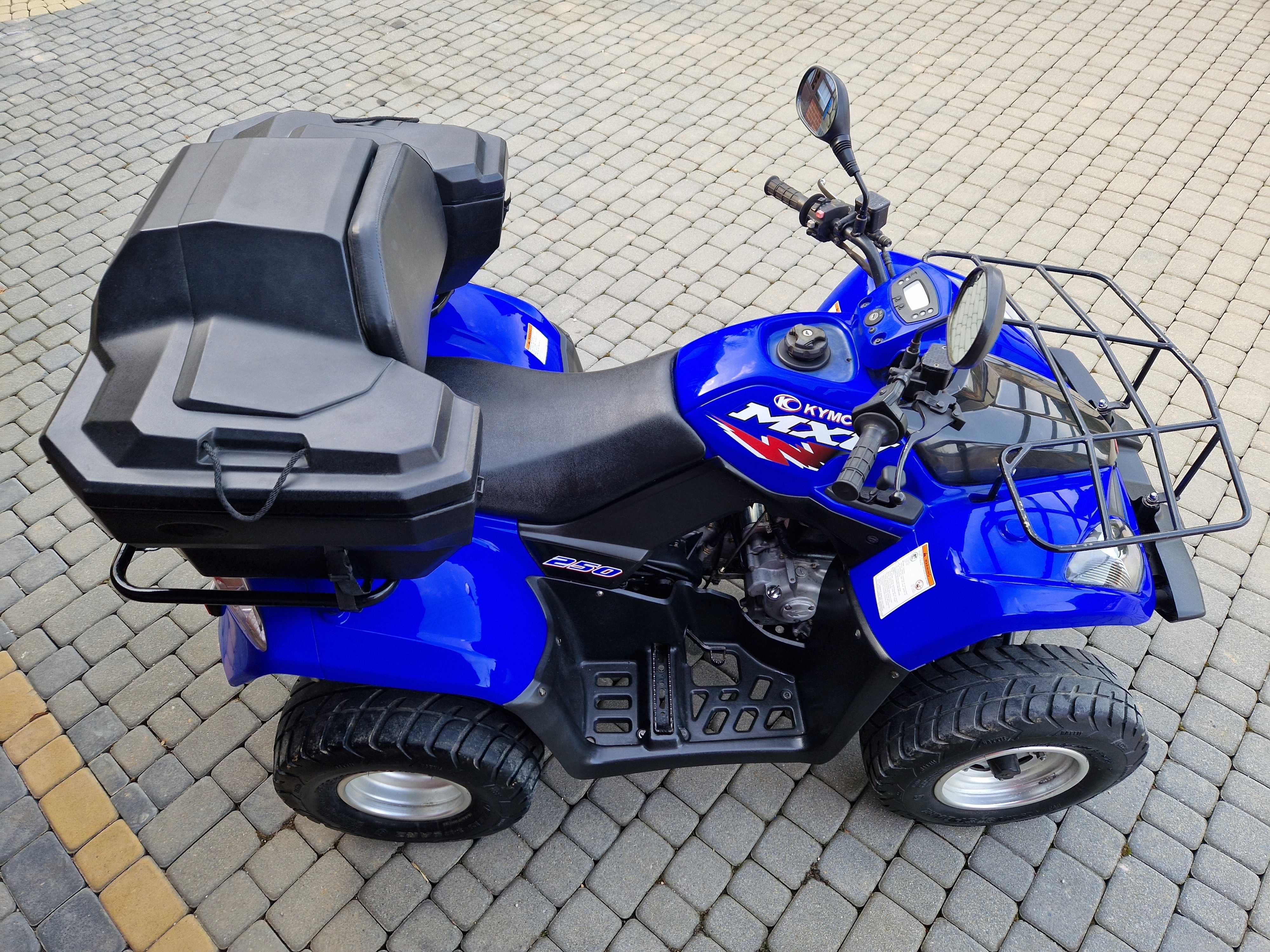 Quad Kymco MXU 250 Zarejestrowany ,kufer, hak