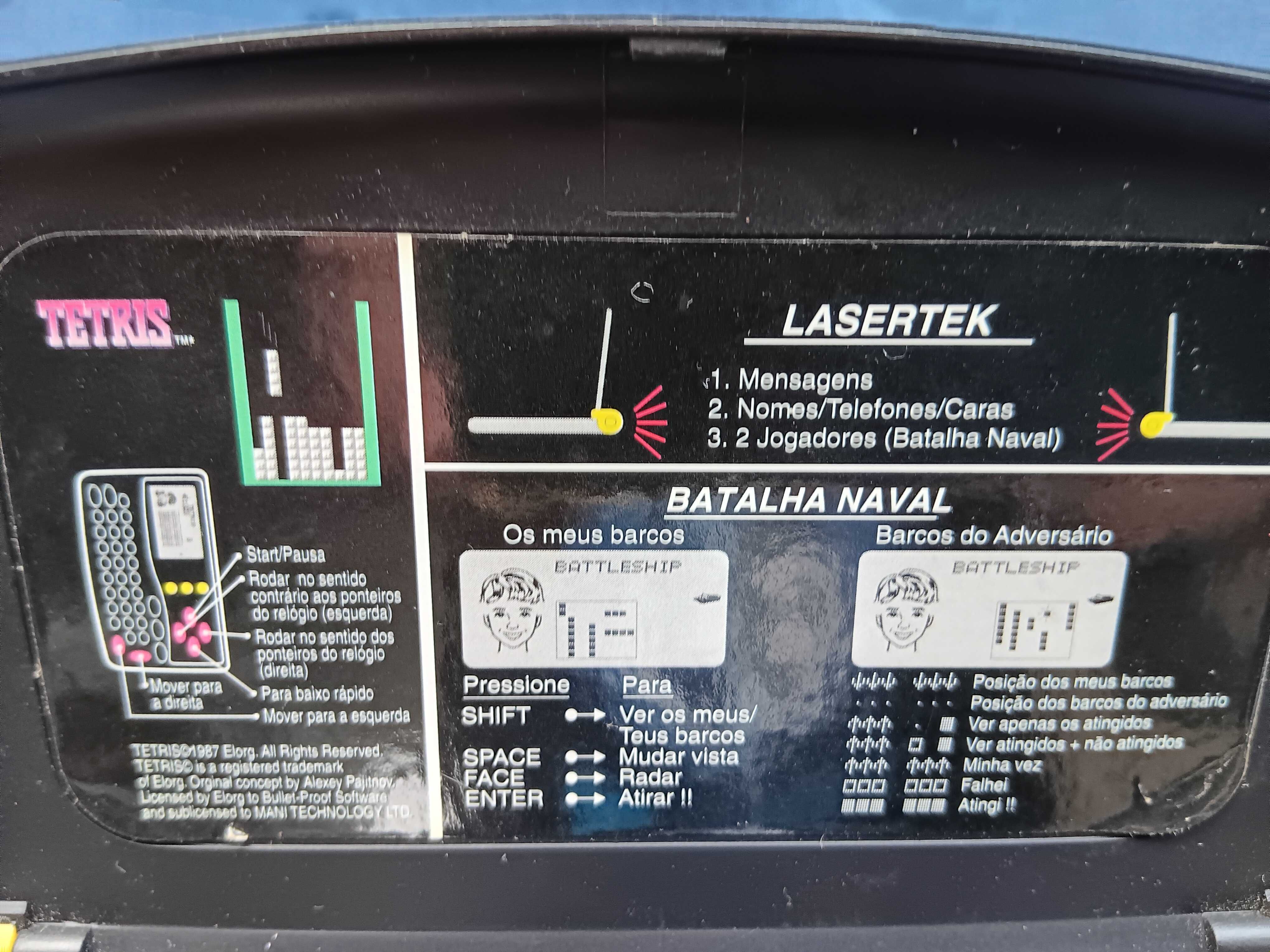 Agenda eletrónica Lasertek dos anos 90