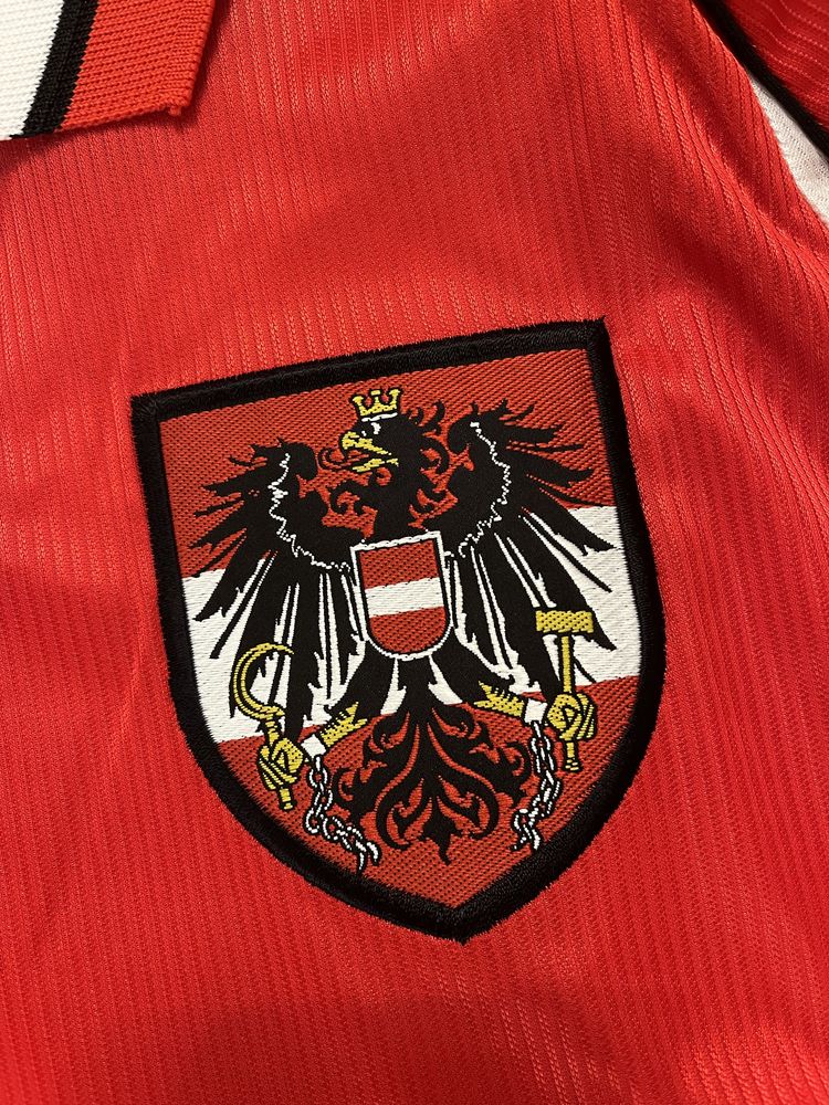 Austria 1998 away player issue koszulka piłkarska Puma