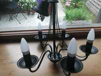 Lampa wisząca czarna,