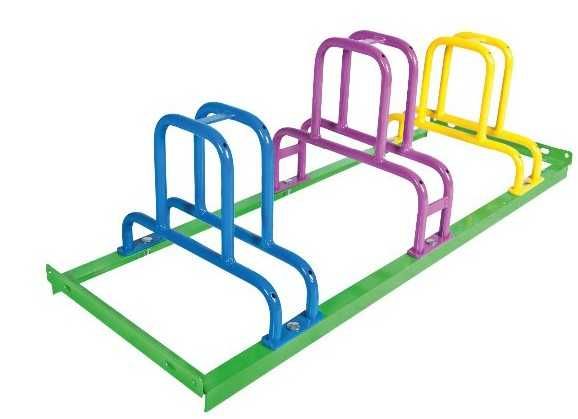 Stojak rowerowy dziecięcy malowany 3-stanowiskowy California