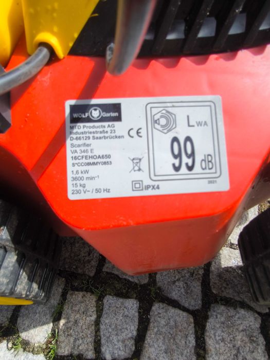 Wertykulator Elektryczny Wolf