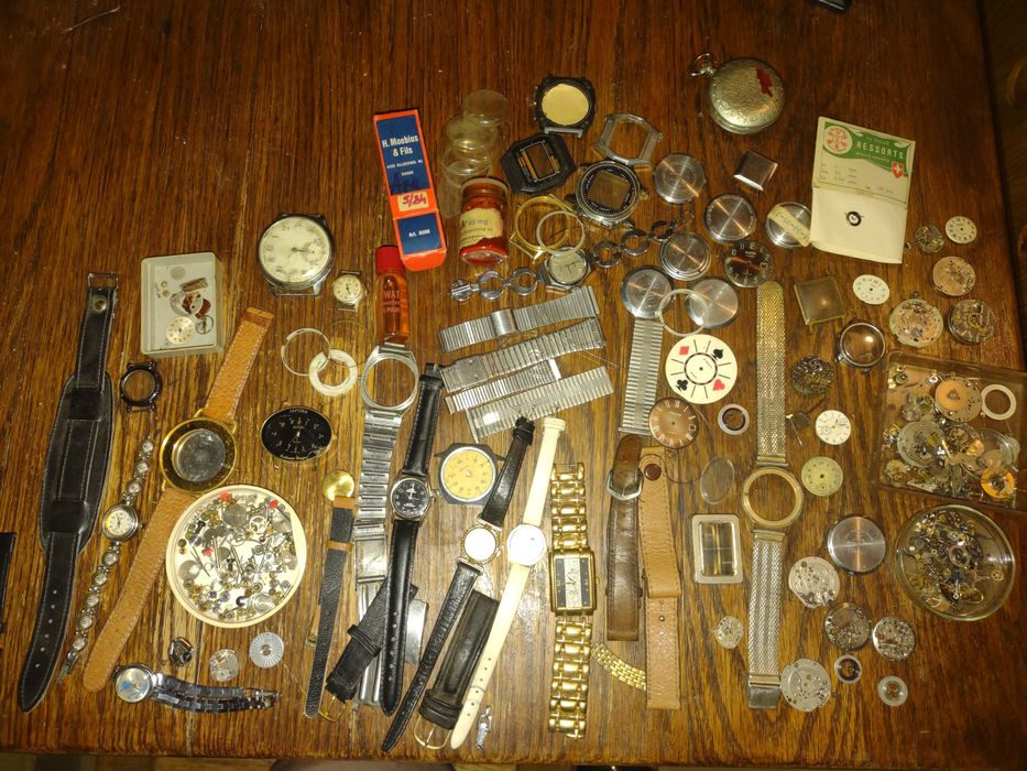 Zestaw części zegarmistrzowskich nr 77