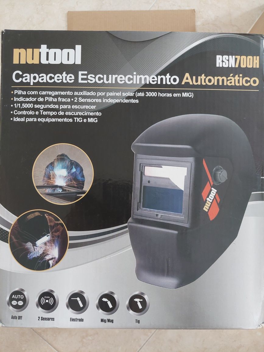 Capacete de Soldar Escurecimento Automático