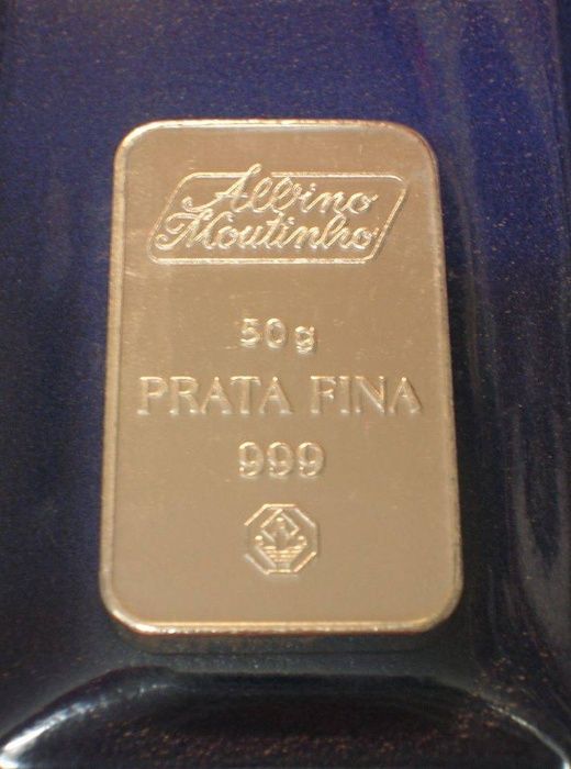 Barra PRATA FINA - 50 gramas / Albino Moutinho