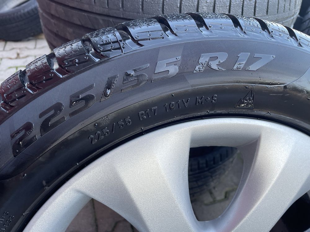 Kola zimowe astra zafira c insignia b 5x115 et44 opony 225/55/17 pirel