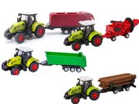 Traktor przyczepa zestaw zabawka