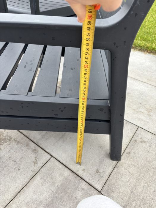 Meble ogrodowe antracyt