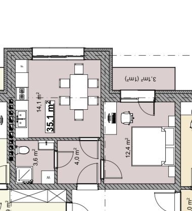 1 кімнатна квартира в клубному будинку!