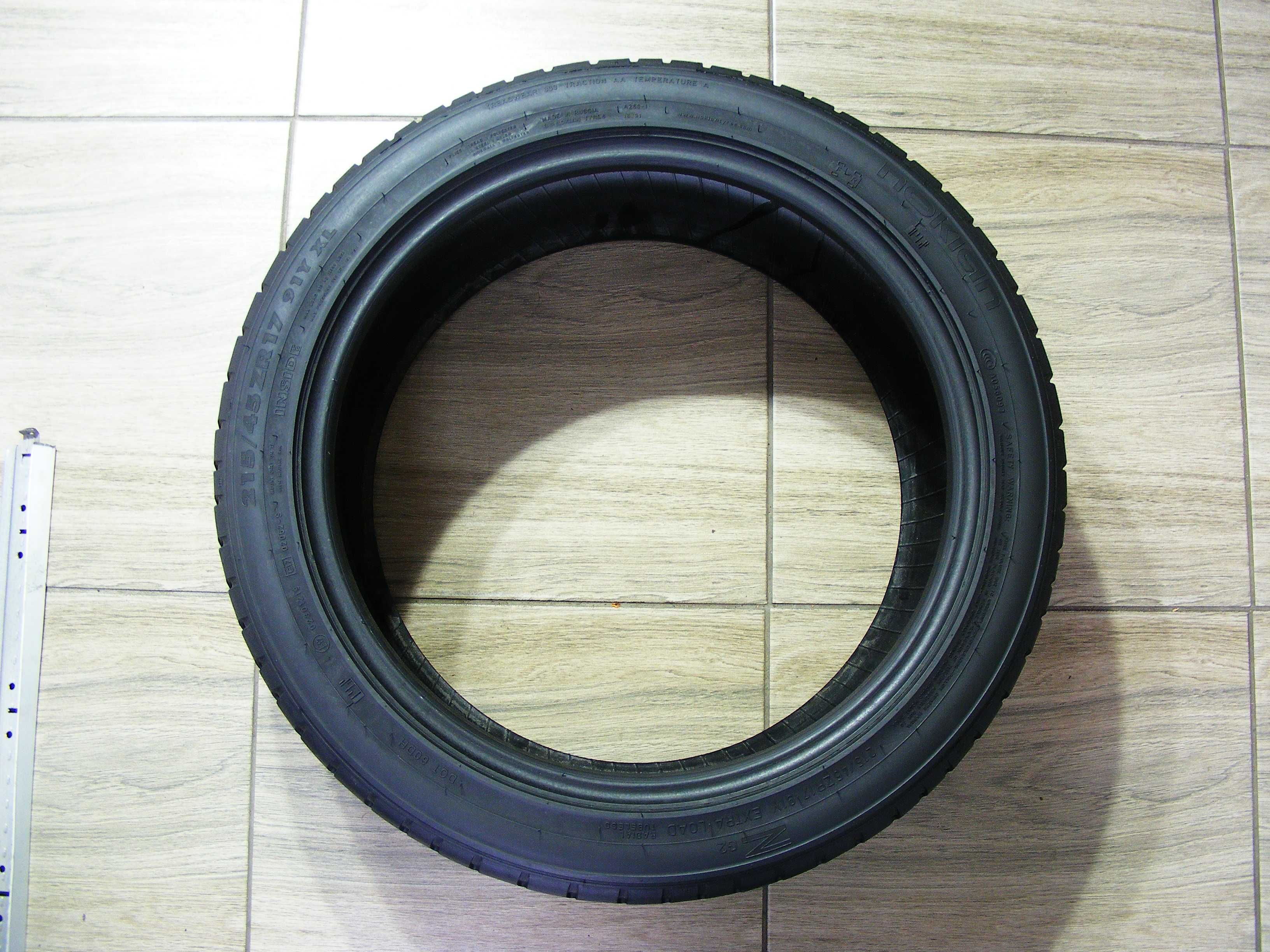 Літня гума 215/45/17 -4 шт. Nokian Zg2.