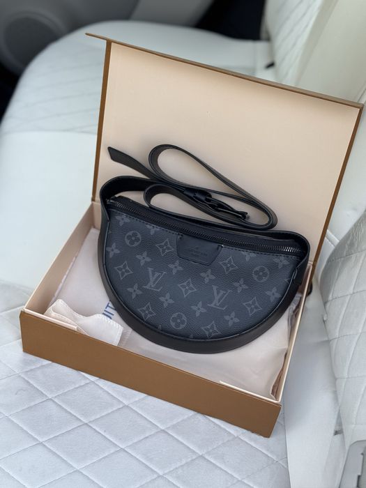 Стильна чоловіча мужская сумка барсетка Louis Vuitton