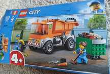 Zestaw Lego City 60220 śmieciarka wywrotka kontener figurki śmieci