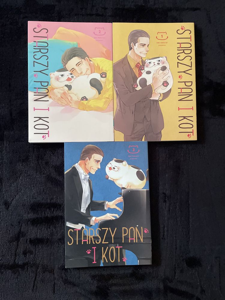 starszy pan i kot 1-3 manga waneko