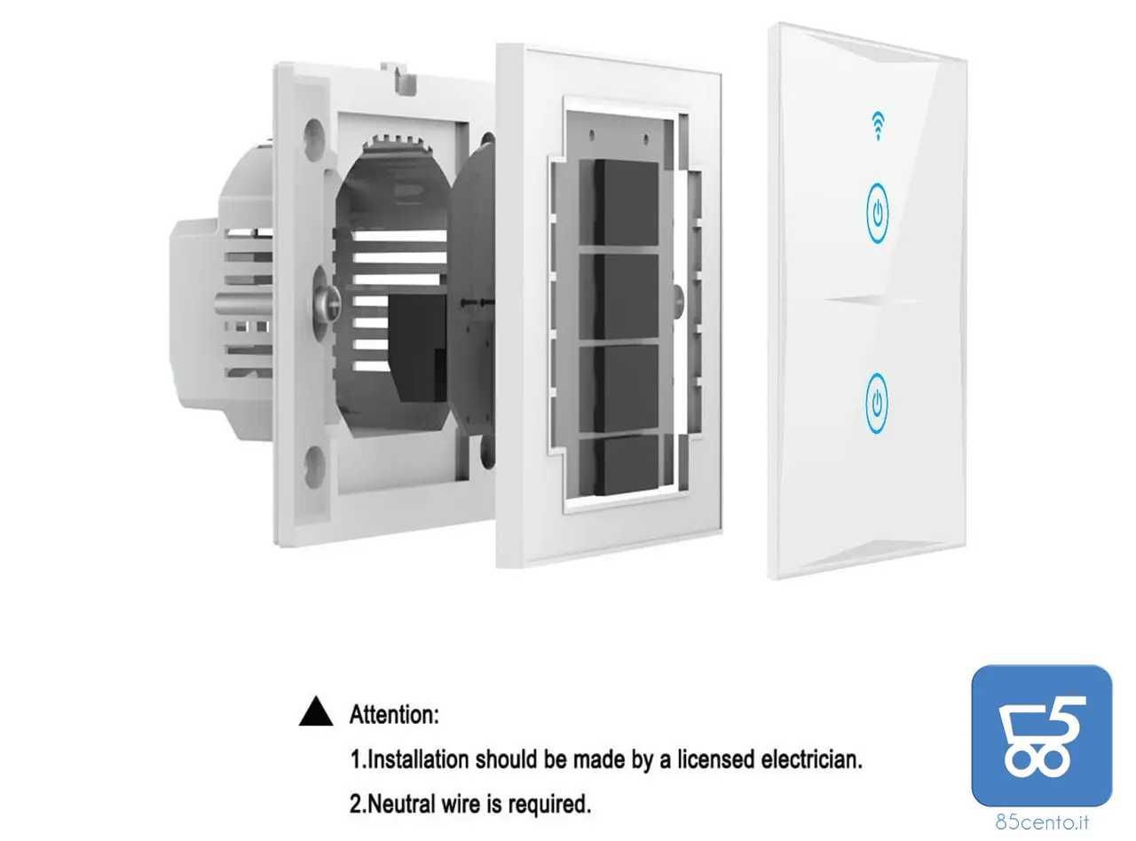 Сенсорний вимикач KS-601 Wi-Fi 2-way Switch