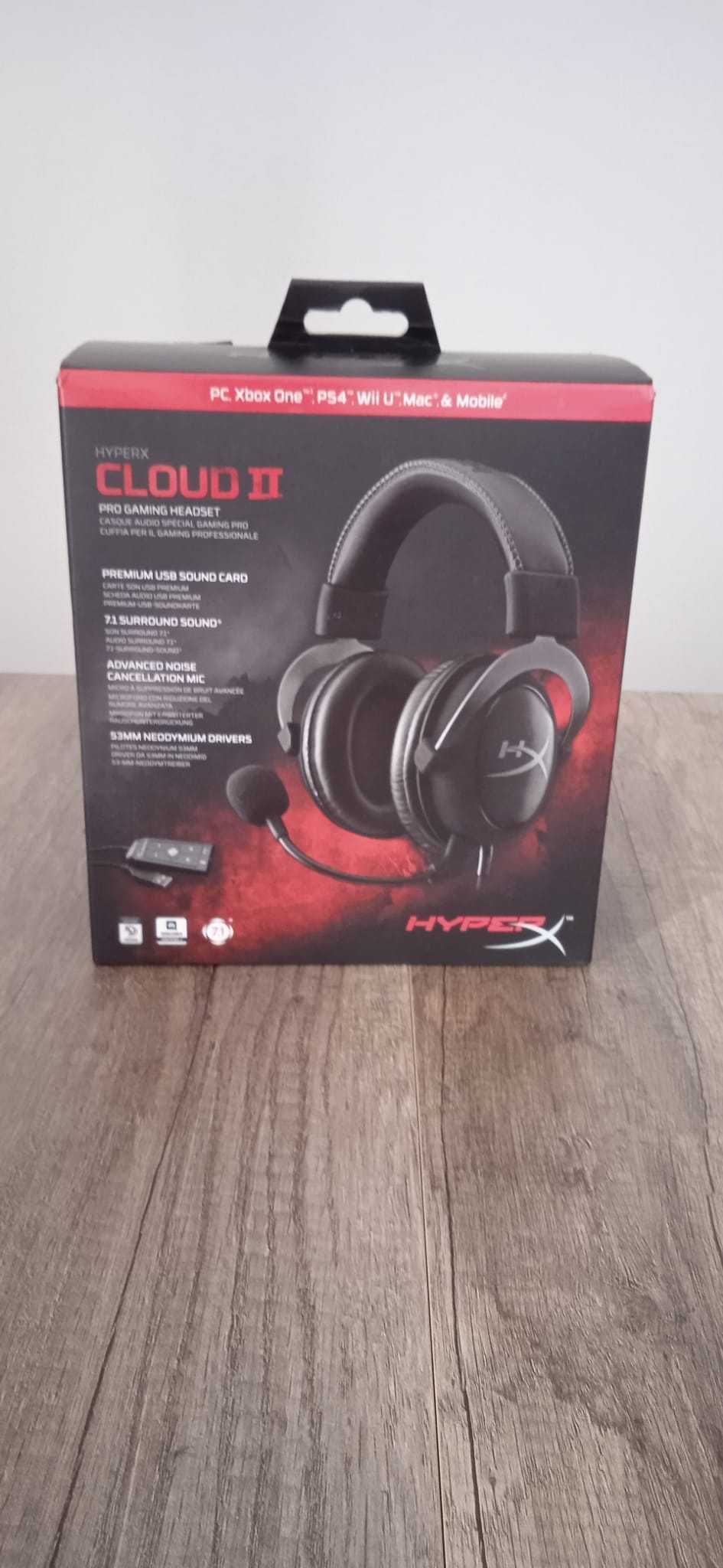 Headset HyperX Cloud II 7.1 Gun Metal