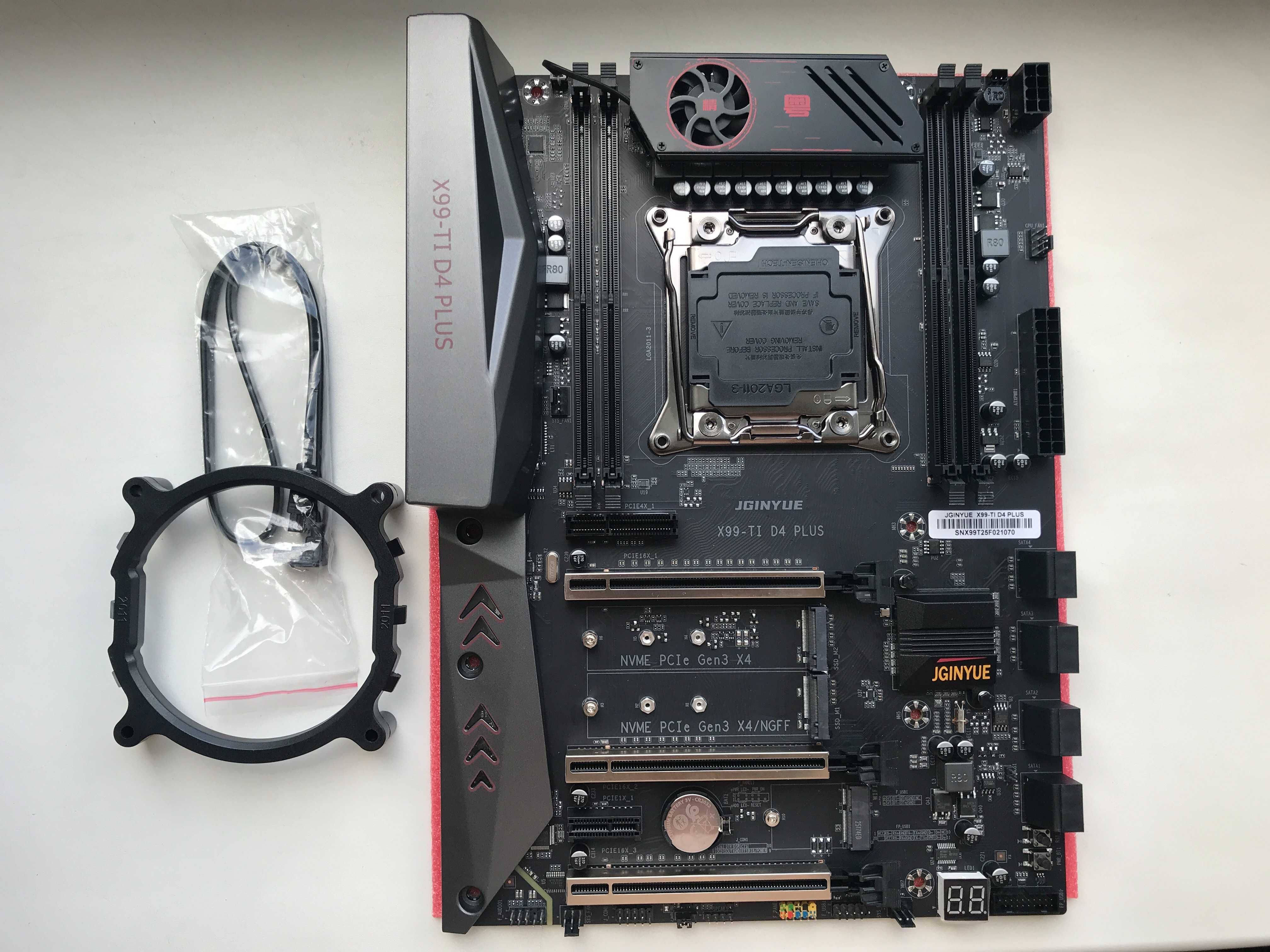 Jginyue X99 Ti-D4 Plus, Titanium-D4 (С612) -  2680v4 / 2696v3 / 32gb