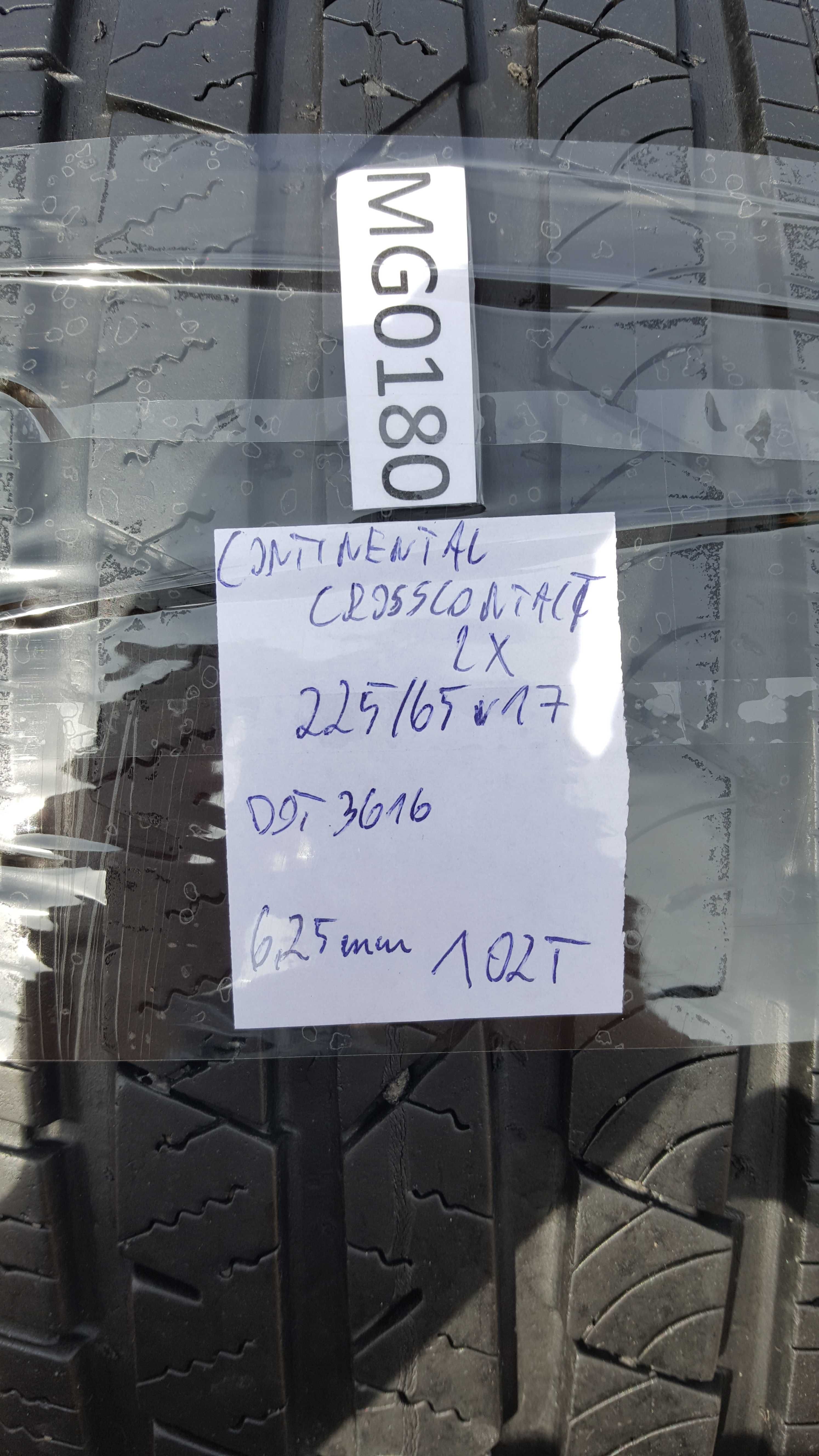 Continental 225/65 r17 CrossContact LX /// 6,25mm!!! wysyłka