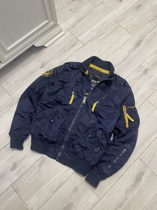 Мужской Бомбер Куртка Alpha Industries ma1 schott