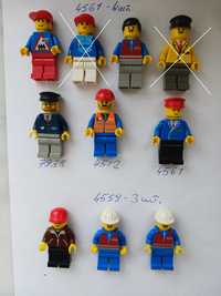 Фігурки, чоловічки Lego 9V до залізниць арт. 4561 4559 4561 4512 7938