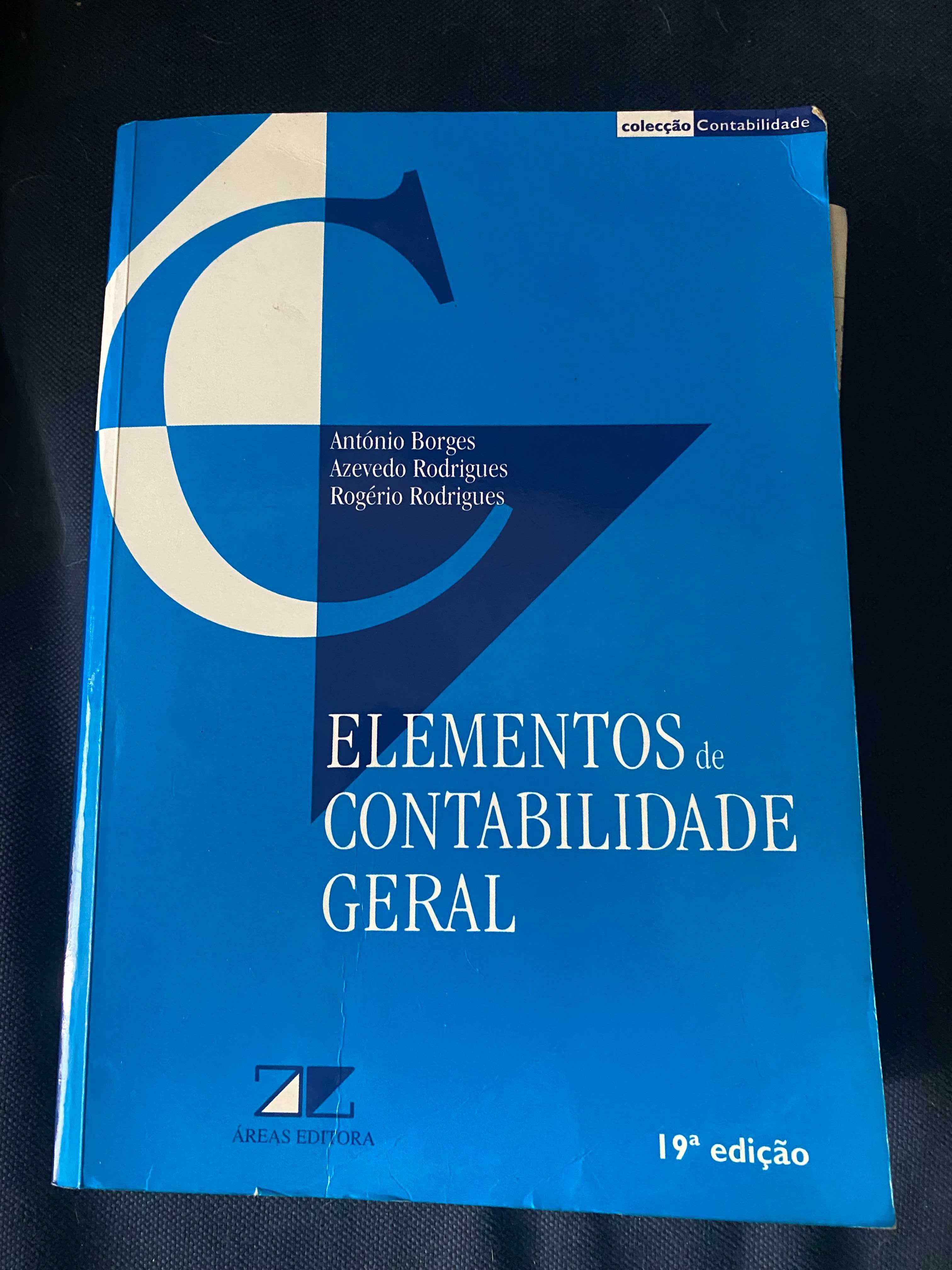 livro elementos de contabilidade geral antonio borges