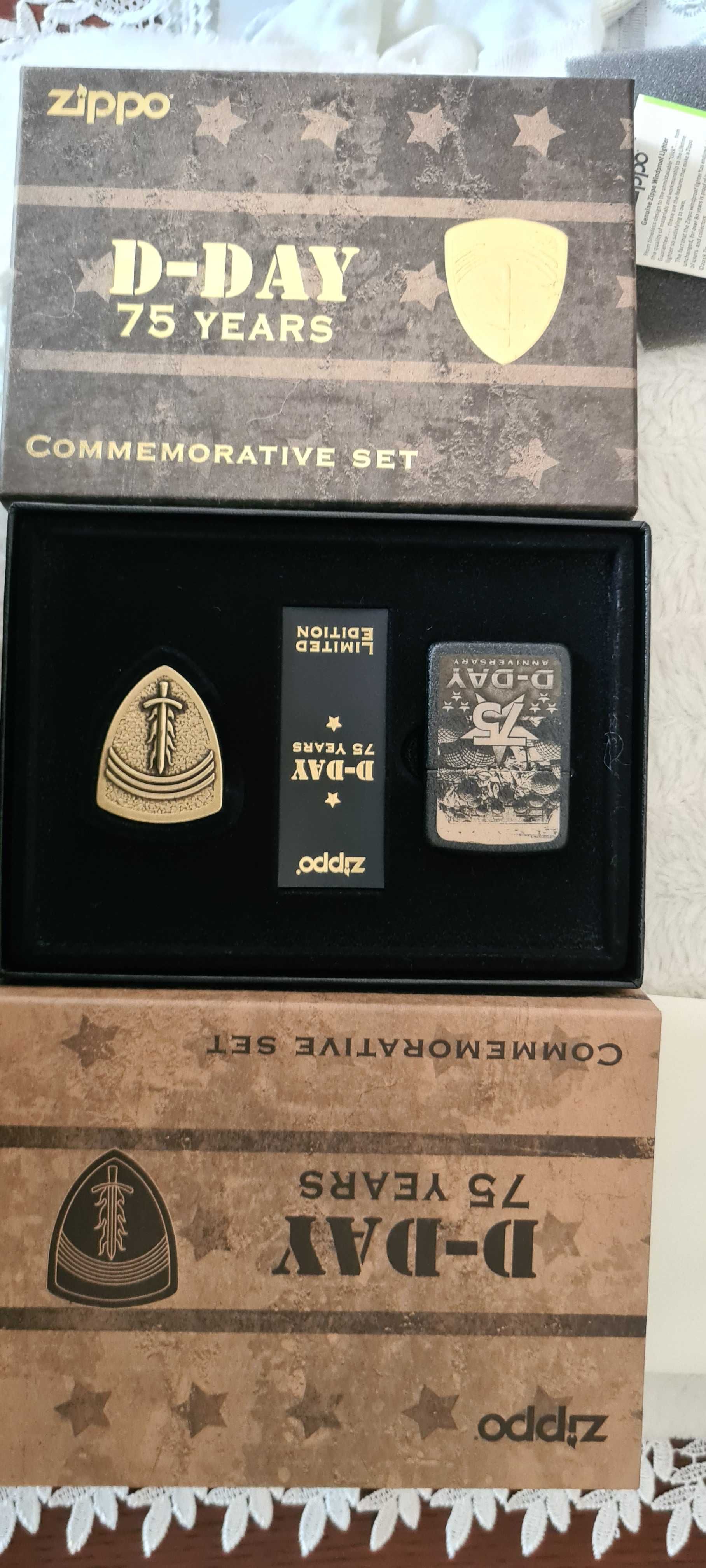 Zapalniczka Zippo D-Day75 years 2019r. Nowa