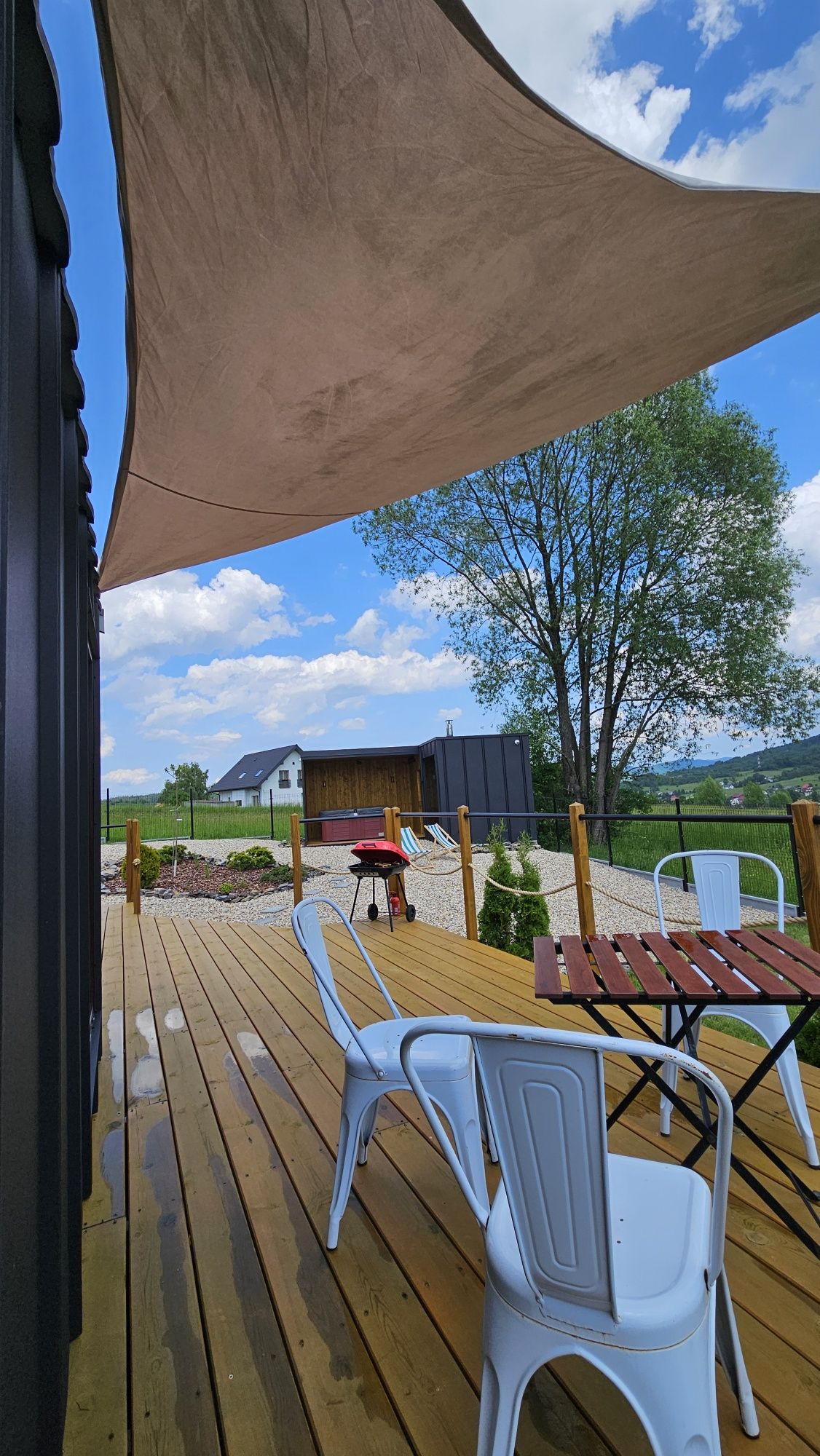 Domek z sauną i jacuzzi