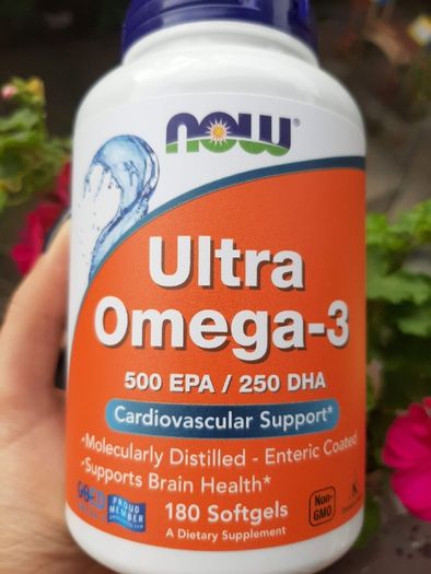 Now Foods, Ультра Омега, 500 EPA/250 DHA, 90 180 шт Ultra Omega