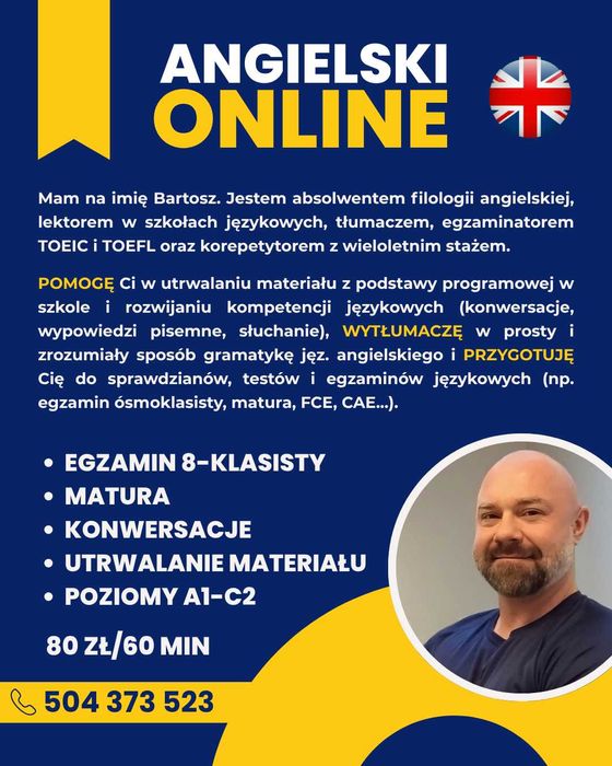 Korki z anglika? Śmiało tu klikaj!