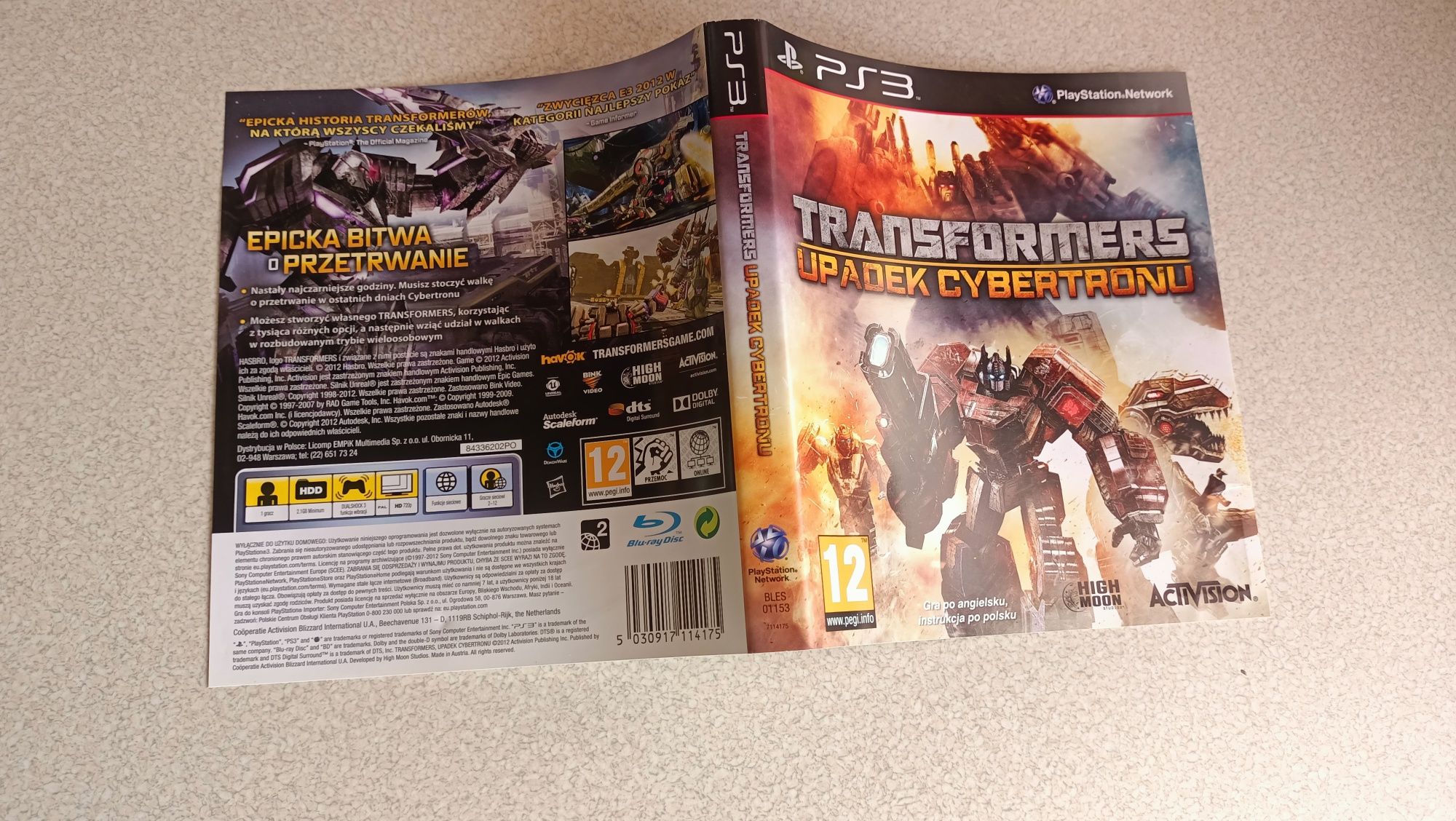 Transformers upadek cybertronu