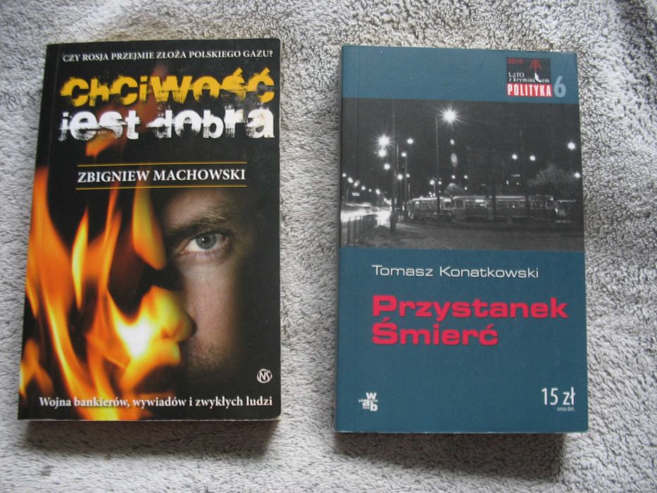 Chciwosc jest dobra Machowski + gratis Przystanek śmierć